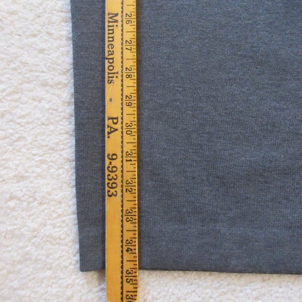 💕 EILEEN FISHER 100% Wool Ash Gray Crop Pants in Large - LIKE NEW 💕 - Picture 5 of 7
